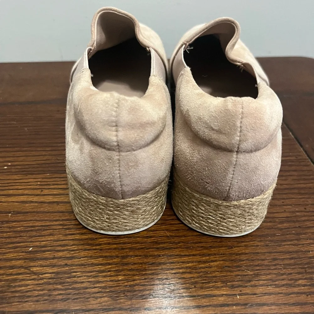 VINCE Wilden espadrilles platform slip on suede‎ sneakers New 6